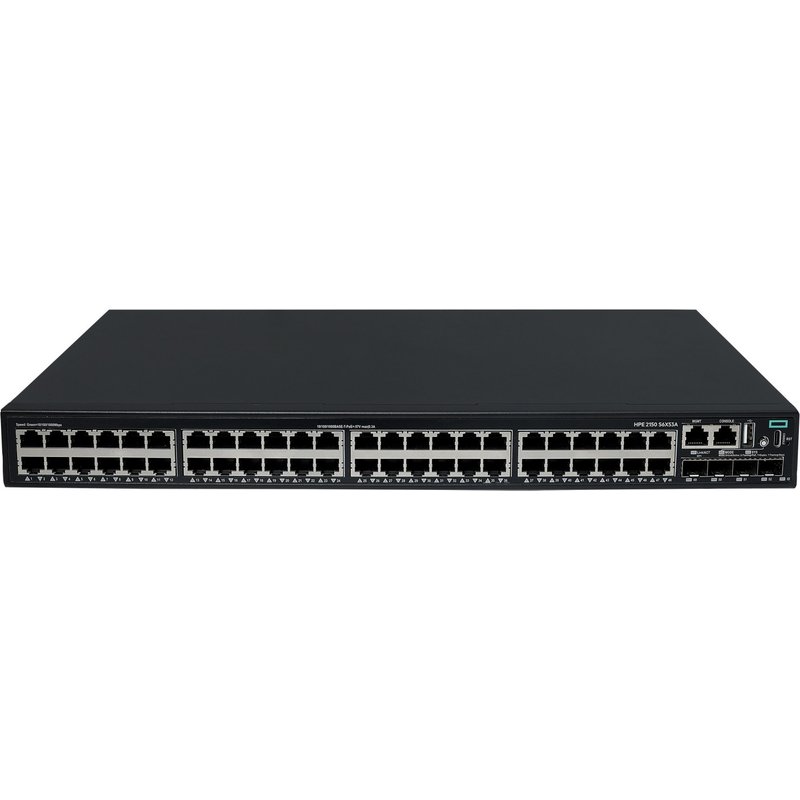 HPE Networking CW 2150 48p 10M/100M/1G PoE+ 4p SFP+ 1G/10G 390W Switch