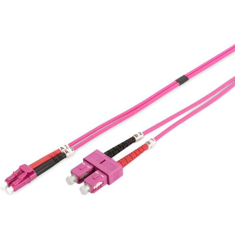Lanview LVO231814 InfiniBand/fibre optic cable 2 m LC SC Purple
