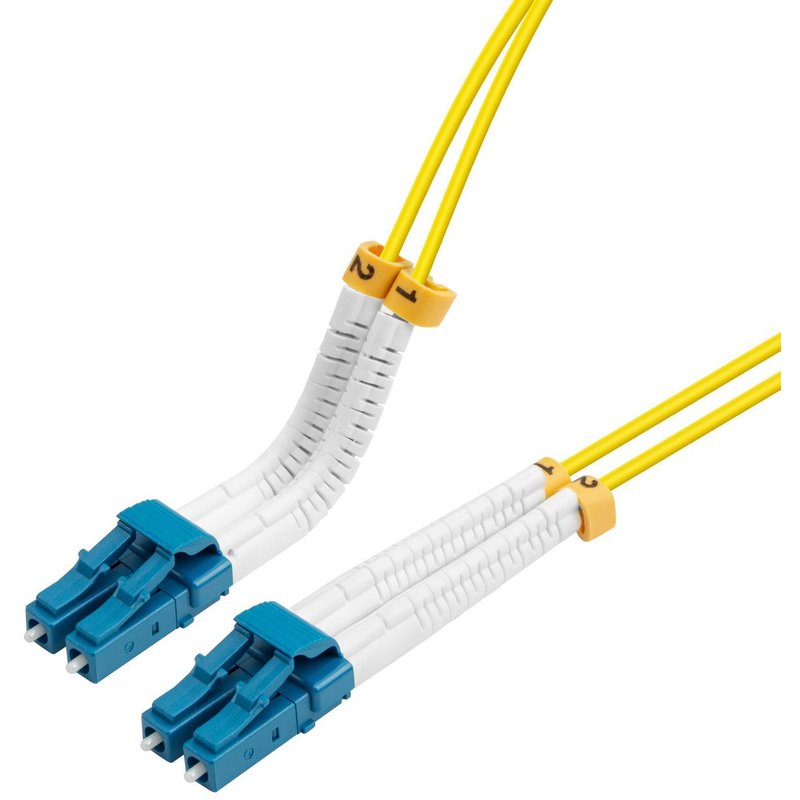 Lanview LVO2314005-FLEX InfiniBand/fibre optic cable 0.5 m LC Yellow