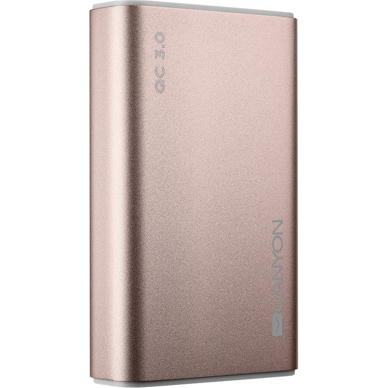 Canyon CND-TPBQC10RG power bank Lithium Polymer (LiPo) 10000 mAh Rose