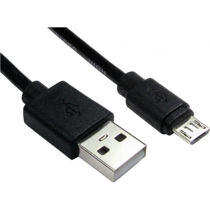 Cables Direct 99CDL2-1602 USB cable USB 2.0 2 m USB A Micro-USB B Black