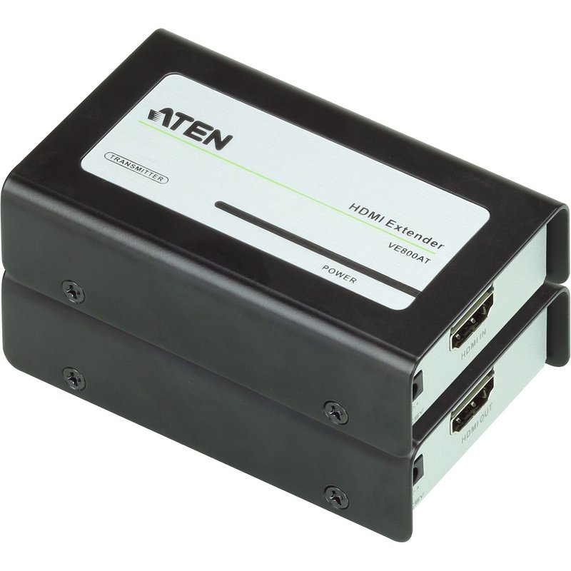 ATEN VE800A AV extender AV receiver Black