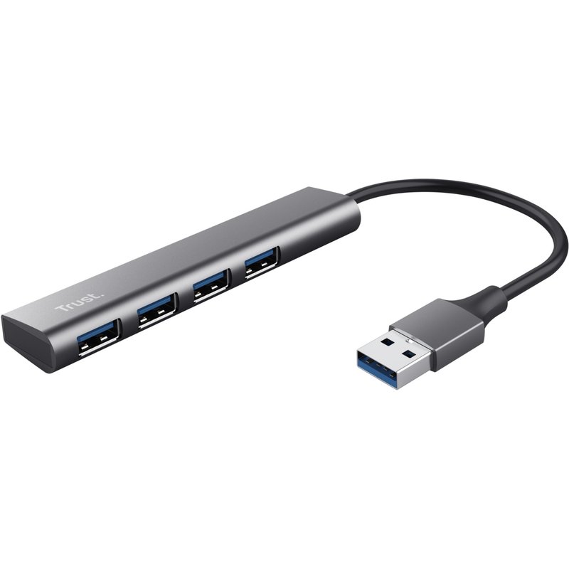 Trust Halyx USB 3.2 Gen 1 (3.1 Gen 1) Type-A 5 Mbit/s Black. Grey