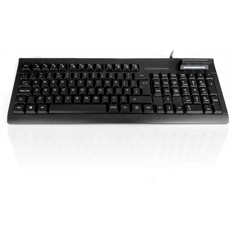 Accuratus 108S keyboard Universal USB QWERTY UK English Black