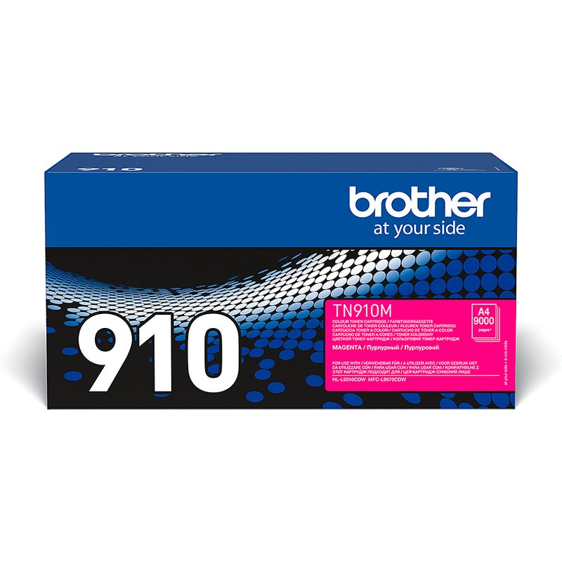 Brother TN-910M Toner-kit magenta. 9K pages ISO/IEC 19752 for Brother