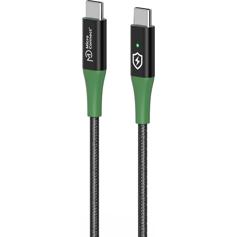 Microconnect MC-SMART USB-C-C-02 USB cable USB 2.0 2 m USB C Black