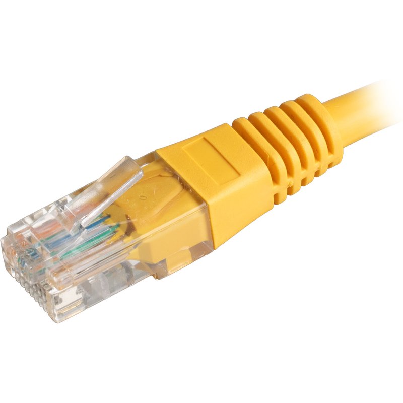 Cablenet CNL 100PK 0.3M C5e Yw UTP PVC 24AWG FMB networking cable