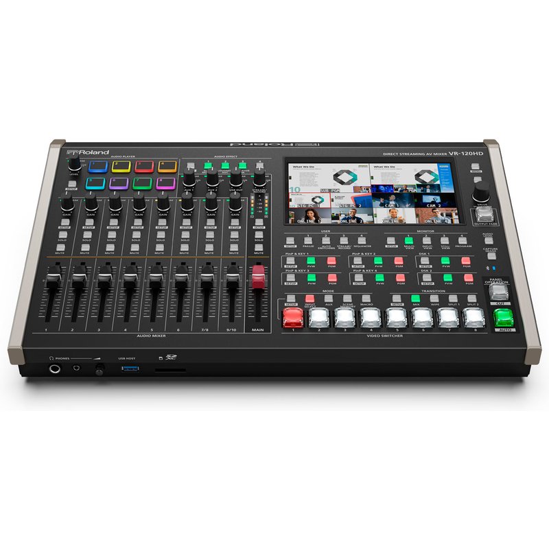 Roland VR-120HD audio mixer 42 channels Black