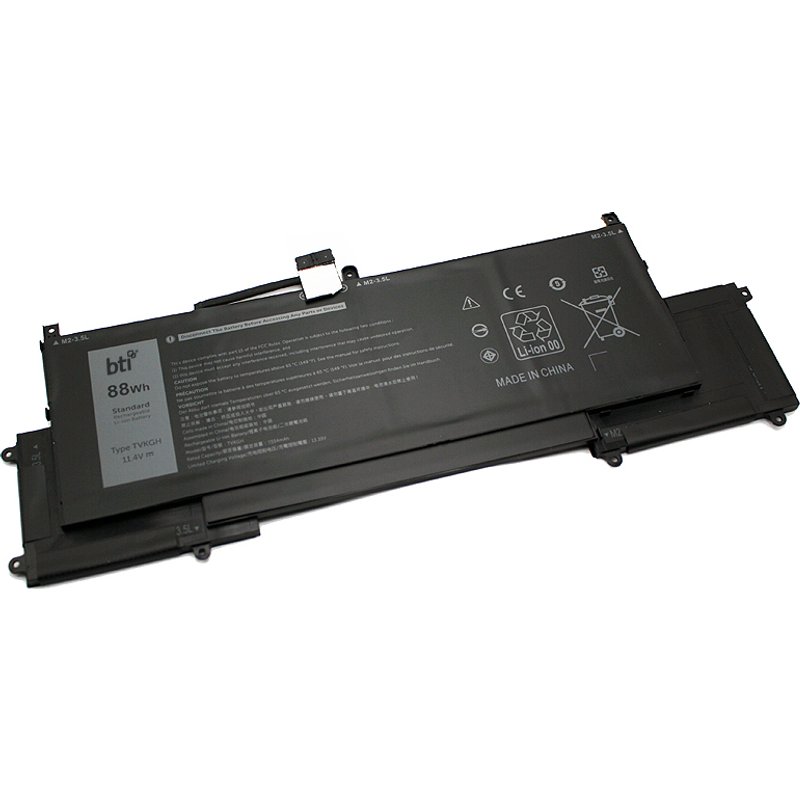 BTI 88Wh 6 cell 89GNG compatible battery for DELL LATITUDE 9510 2-IN-1 LATITUDE 9510