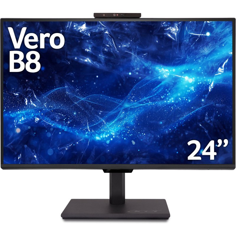 Acer B8 Vero B248YG 23.8" Full HD 16:9 ZeroFrame IPS 120Hz 4ms FreeSync USB-Hub Computer Monitor 60.5 cm (23.8") 1920 x 1080 pixels Full HD LED 4 ms Black