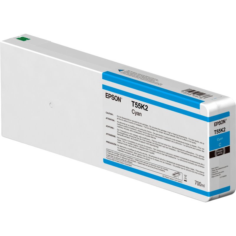 Epson C13T55K200/T55K200 Ink cartridge cyan 700ml for Epson SC-P 7000/