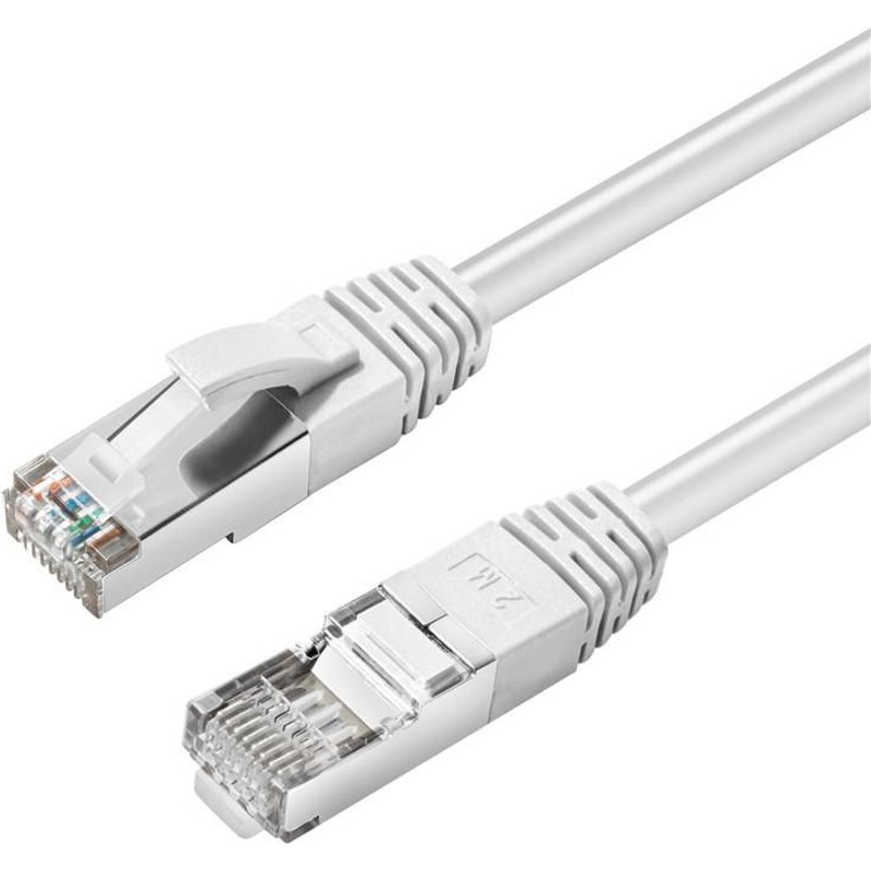 Microconnect SSTP601W networking cable White 1 m Cat6 S/FTP (S-STP) Ro