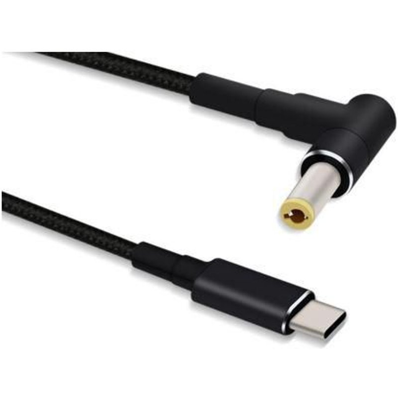 Microconnect USBC-DC-5A cable gender changer 5.5 x 2.5 mm Black