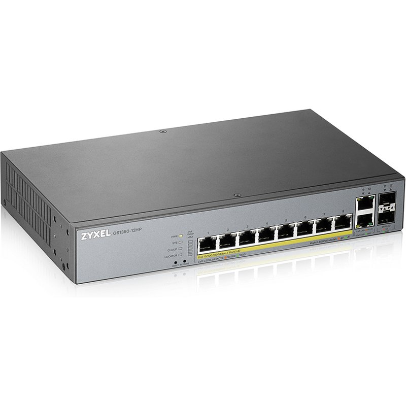 Zyxel GS1350-12HP-EU0101F network switch Managed L2 Gigabit Ethernet (