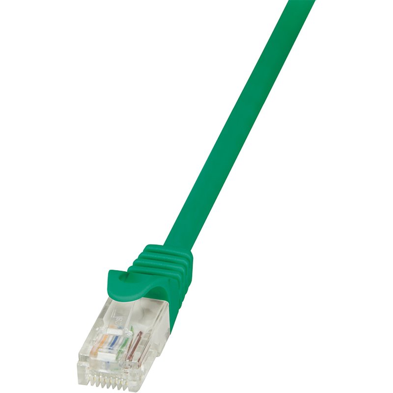 LogiLink 1m Cat.6 U/UTP networking cable Green Cat6 U/UTP (UTP)