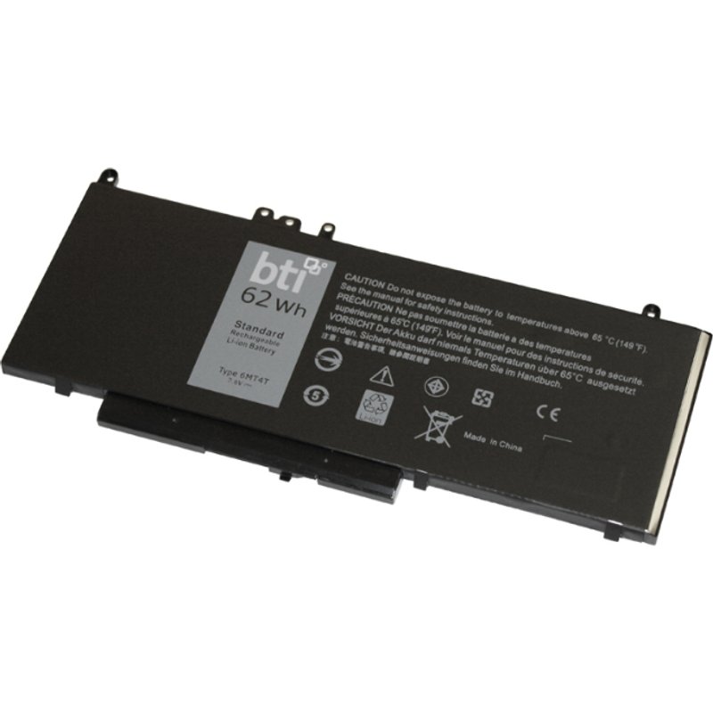 BTI 84Wh 6 cell CLP-04F5YV compatible battery for DELL LATITUDE E5570 PRECISION 15 3510 PRECISION 3510