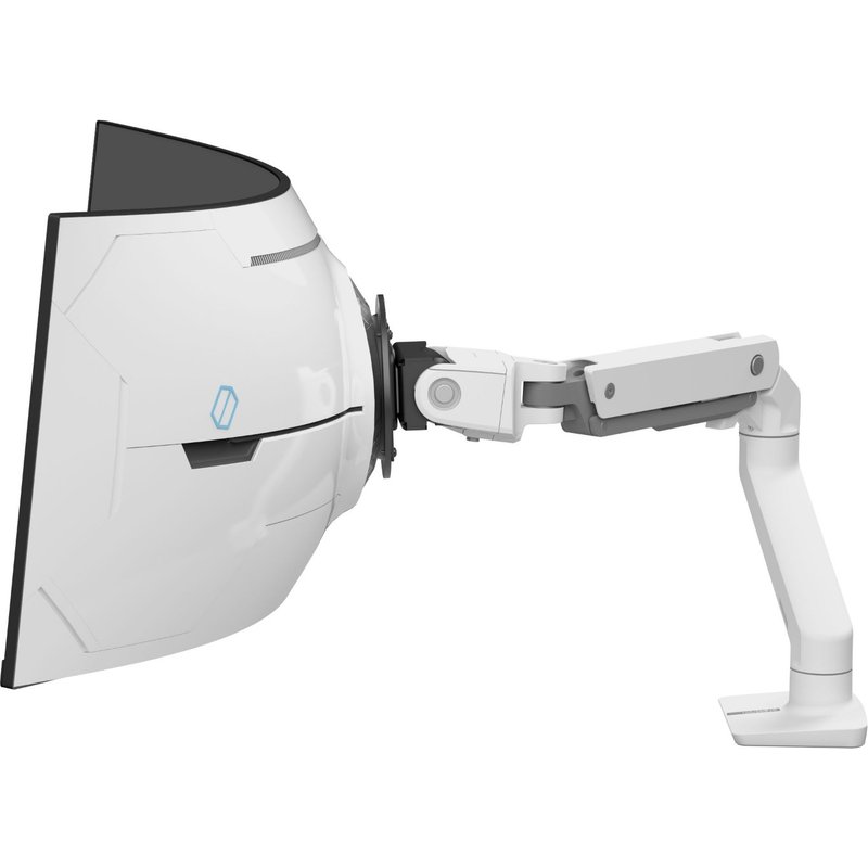 Ergotron HX Series HX ARM WITH VERY HEAVY DUTY PIVOT DESK (WHITE), FOR 1000R 57" MONITORS