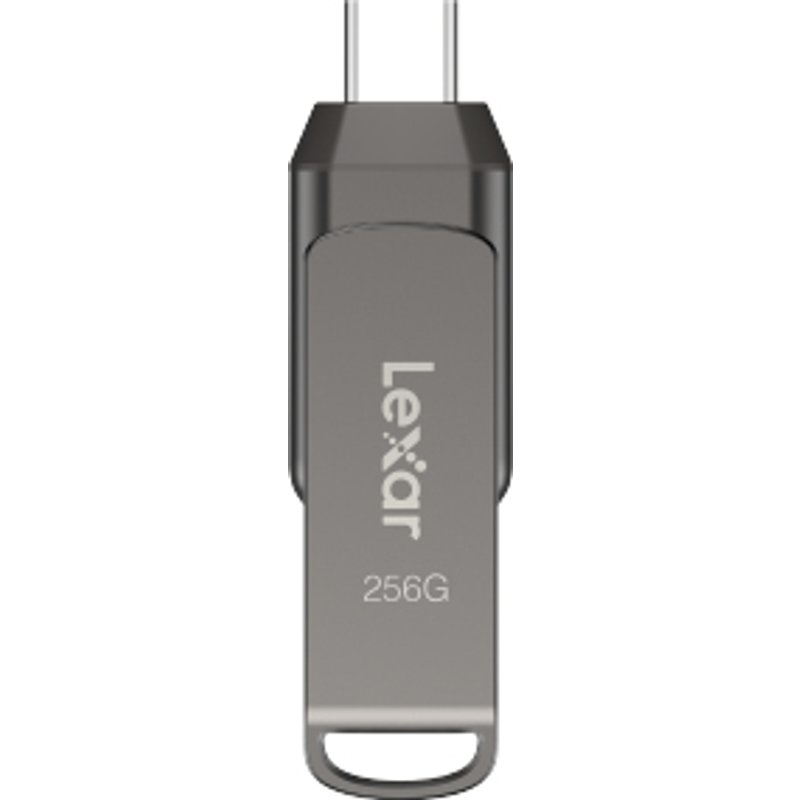 Lexar JumpDrive LJDD400256G-BNQNG USB flash drive 256 GB USB Type-C 3.2 Gen 1 (3.1 Gen 1) Grey