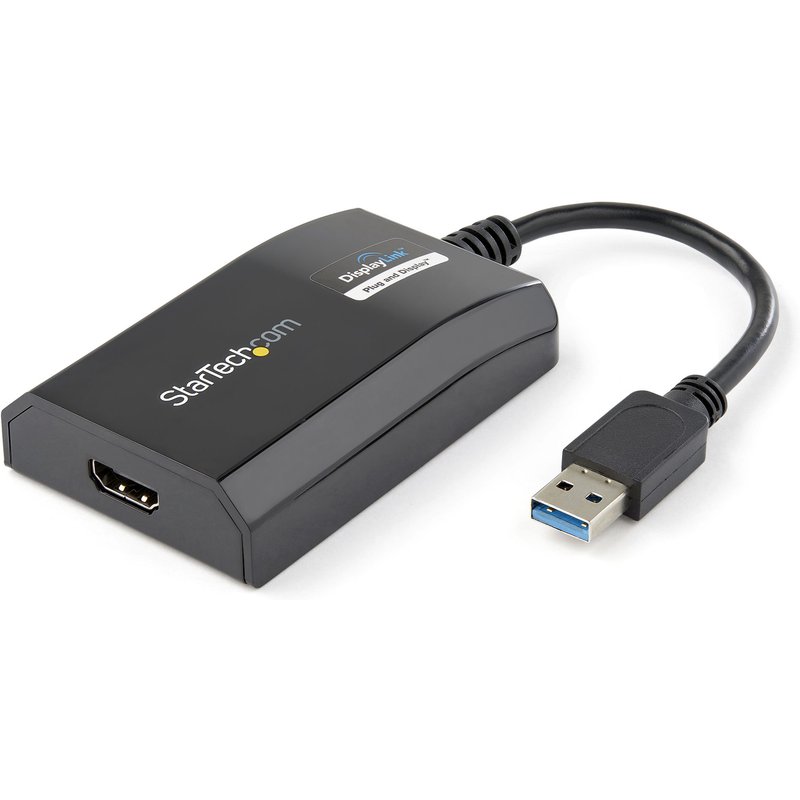 StarTech.com USB 3.0 to HDMI Adapter - DisplayLink Certified - 1080p (1920x1200) - USB Type-A to HDMI Display Adapter Converter for Monitor - External Video & Graphics Card - Windows/Mac