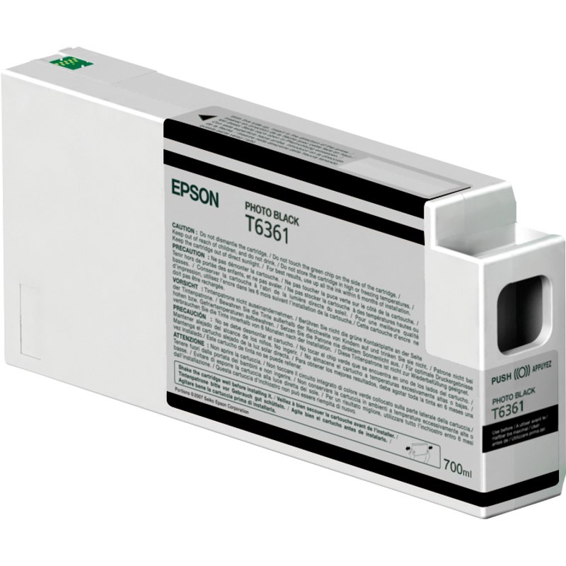 Epson C13T636100/T6361 Ink cartridge foto black 700ml for Epson Stylus