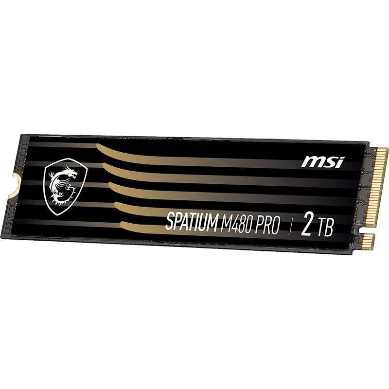 MSI Spatium M480 PRO PCIE 4.0 NVME M.2 2TB internal solid state drive