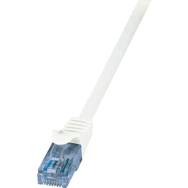 LogiLink CP3041U networking cable White 1.5 m Cat6a U/UTP (UTP)