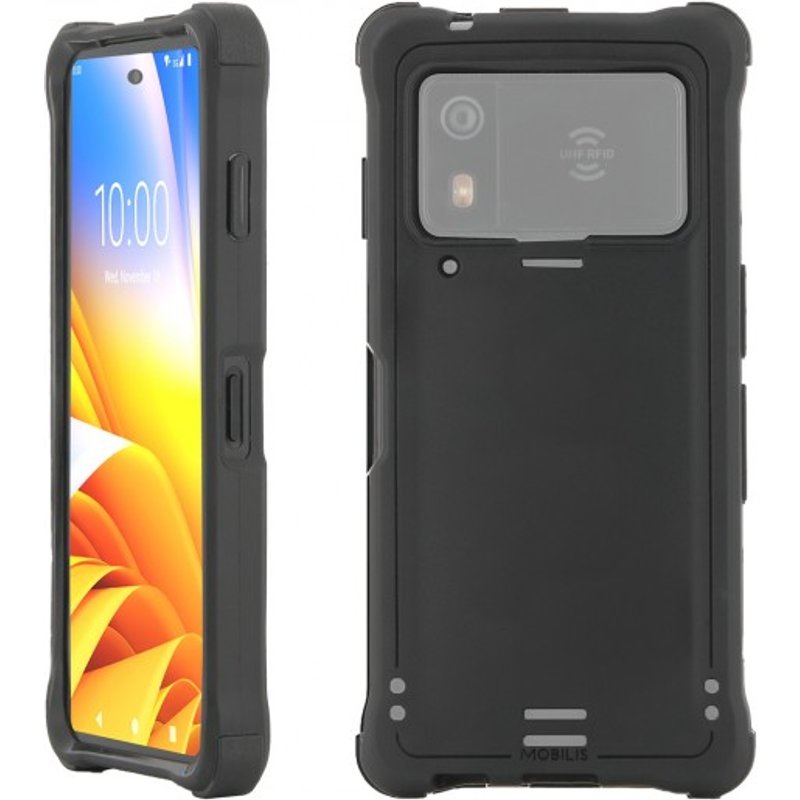 Mobilis 065029 mobile phone case 17 cm (6.7") Cover Black