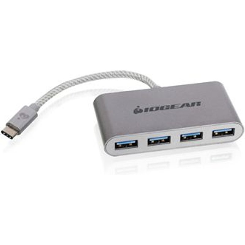 iogear HUB-C USB 3.2 Gen 2 (3.1 Gen 2) Type-C 5000 Mbit/s Silver