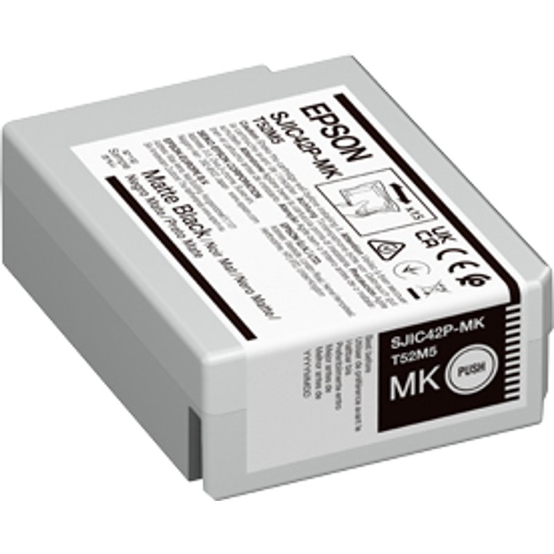 Epson C13T52M540/SJIC-42-P-MK Ink cartridge black matt 50ml for Epson