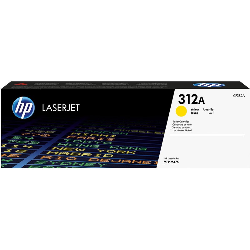 HP CF382A/312A Toner cartridge yellow. 2.7K pages ISO/IEC 19798 for HP