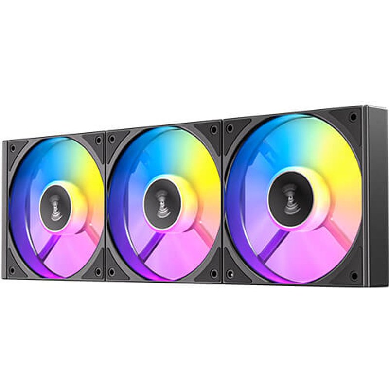 Antec 0-761345-40048-0 computer cooling system Computer case Fan 12 cm Black 3 pc(s)