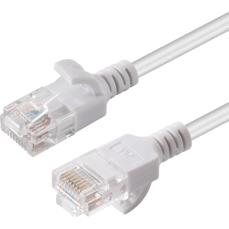 Microconnect V-UTP6A0015W-SLIM networking cable White 0.15 m Cat6a U/U