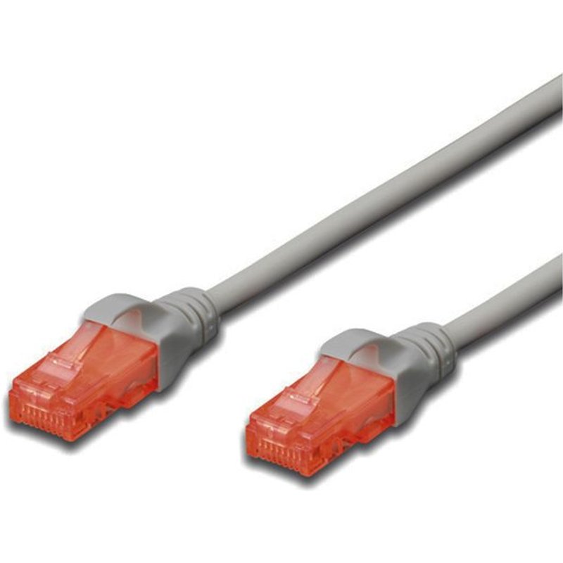 FDL 0.25M CAT.6 UTP LSZH PATCH CABLE - GREY