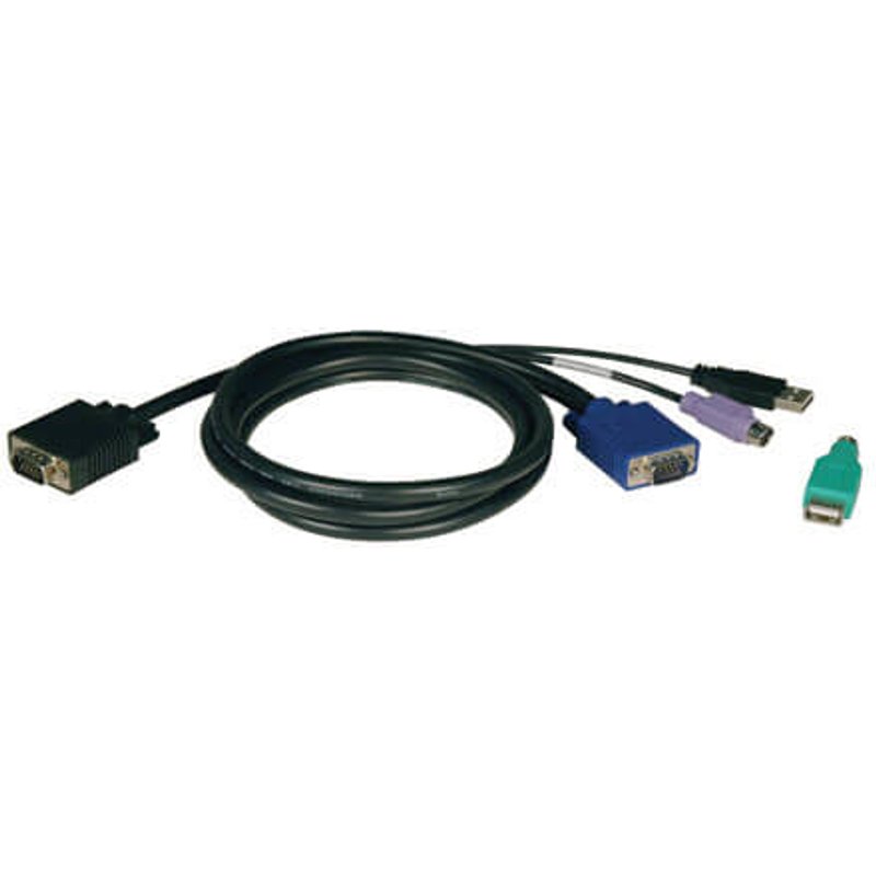 Tripp Lite P780-006 USB/PS2 Combo Cable Kit for NetController KVM Switches B040-Series and B042-Series 6 ft. (1.83 m)