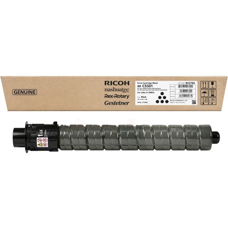 Ricoh 842785 Toner black. 32.5K pages ISO/IEC 19752 for Ricoh IM C 350