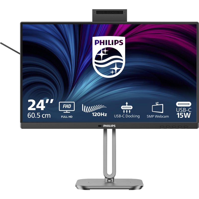 Philips 4000 series 24B2U4301H/00 computer monitor 60.5 cm (23.8") 1920 x 1080 pixels Full HD LCD Grey