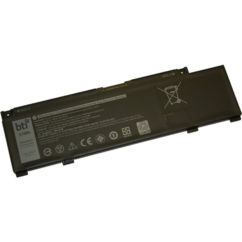 BTI 51Wh 3 cell 266J9 compatible battery for DELL INSPIRON 5490 G3 3590 G5 5500
