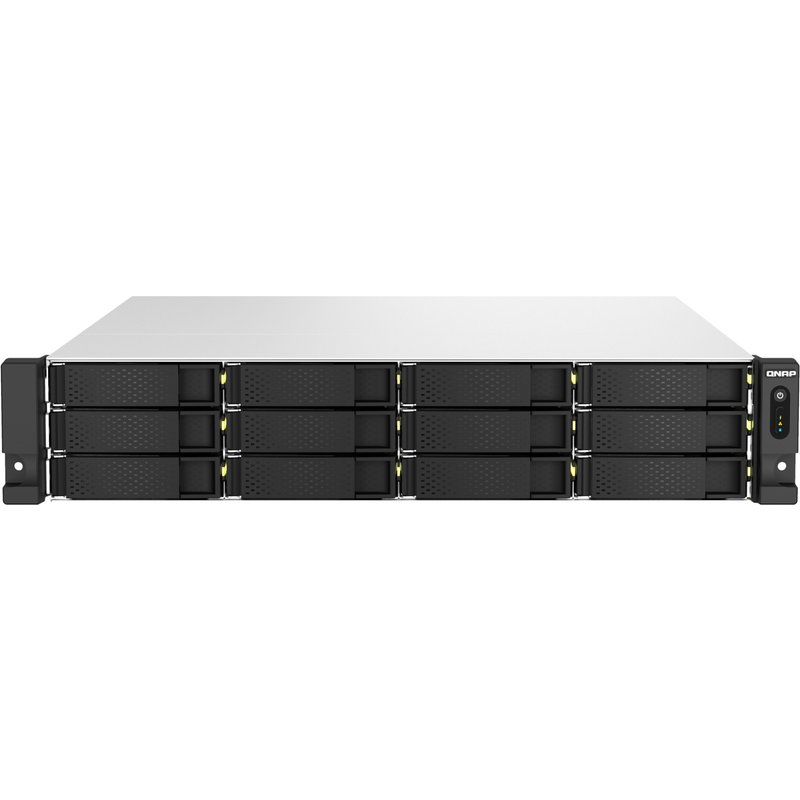 QNAP TS-h1887XU-RP NAS Rack (2U) Intel Xeon E E-2334 16 GB DDR4 0 TB QuTS hero Black, White