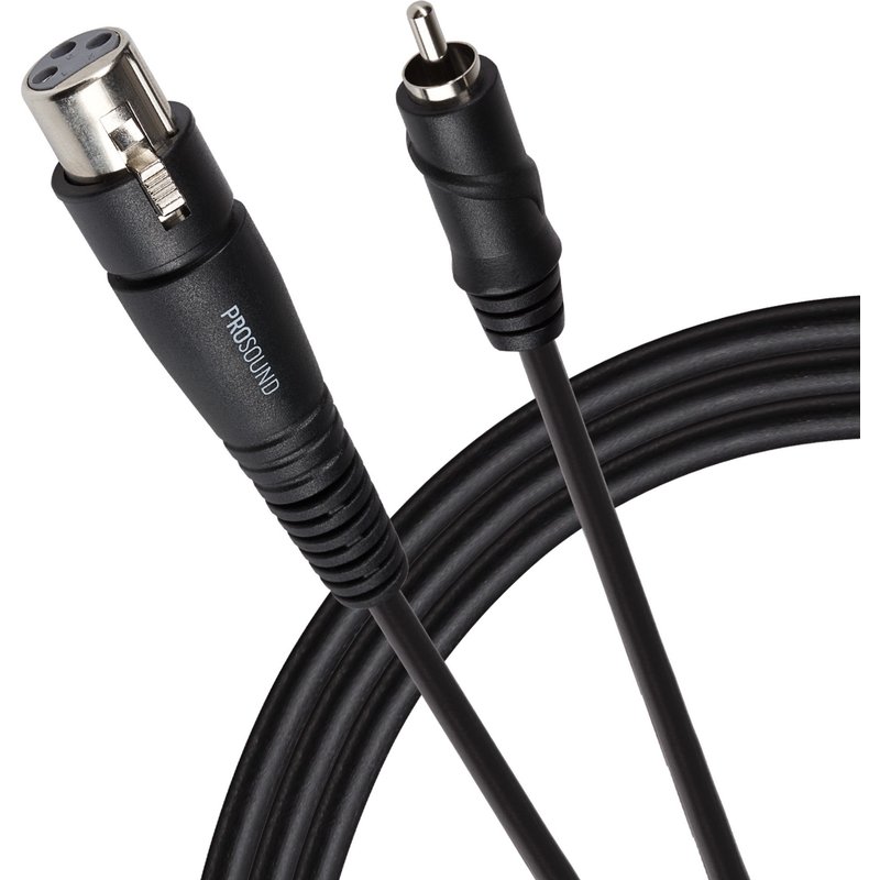ProSound XLR Female Connector to RCA Cable 0.23m