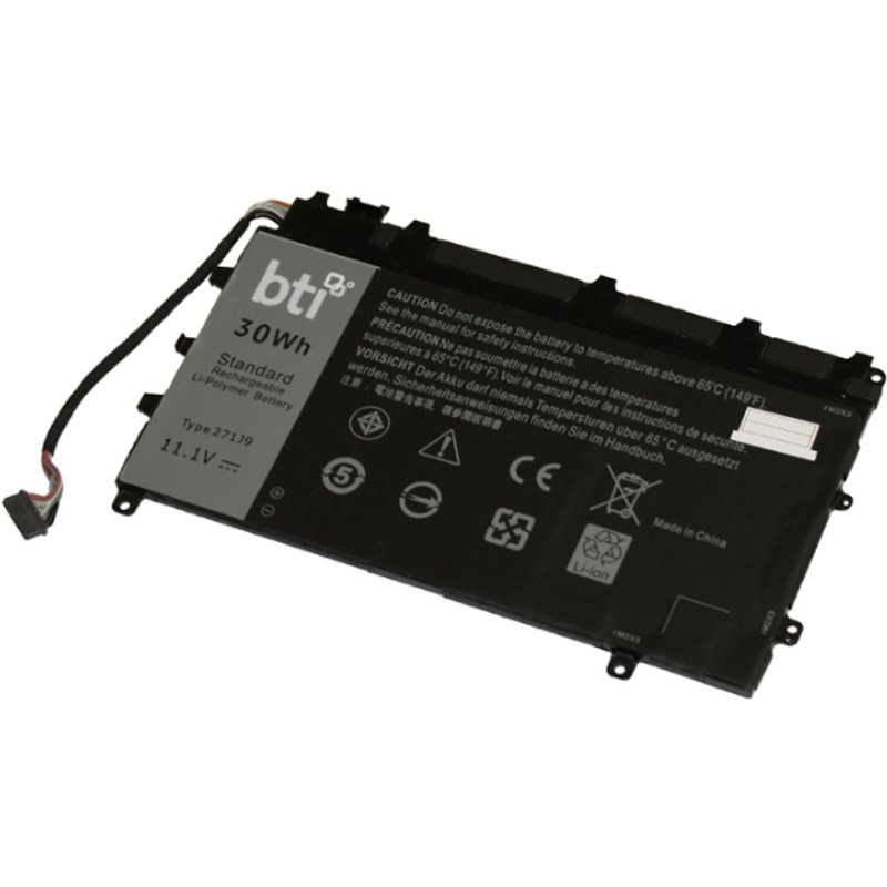 BTI 30Wh 3 cell 271J9 compatible battery for DELL LATITUDE 13 7350 LATITUDE 7350