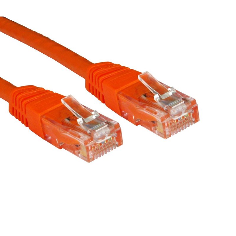 Cables Direct UTP Cat6 10m. Cable length: 10 m Cable standard: Cat6 Cable shielding: U/UTP (UTP) Connector 1: RJ-45 Connector 2: RJ-45 Product colour: Orange
