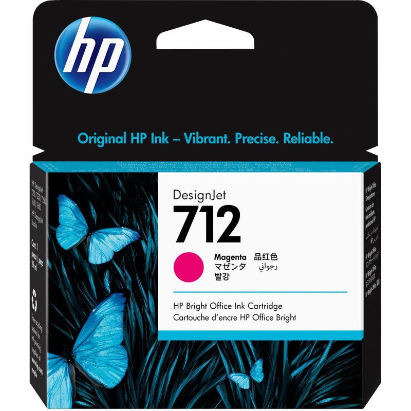 HP 712 29ML Magenta Ink Cartridge, Reliable Performance, Warranty Protection, none