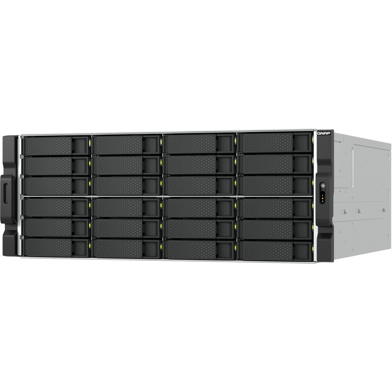 QNAP 4U 24-bay 3.5 SATA HDD NAS - AMD Ryzen 7000 series 8C16T (boost u