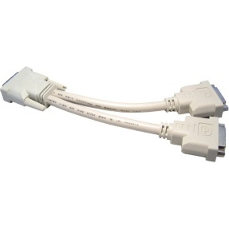 Cables Direct DV-188/1.8 DVI cable 1.8 m DVI-D 2 x DVI-D White