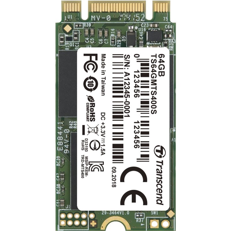 Transcend M.2 SSD 400S 64GB