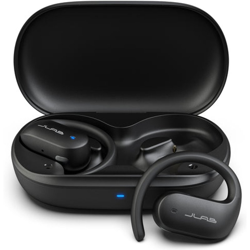 JLab Open Sport Headset True Wireless Stereo (TWS) In-ear Calls/Music/Sport/Everyday Bluetooth Black