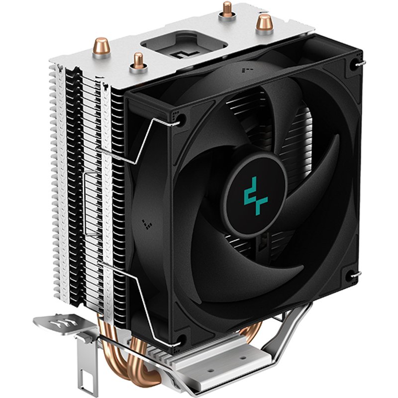 DeepCool AG200 Processor Air cooler 9.2 cm Aluminium. Black 1 pc(s)