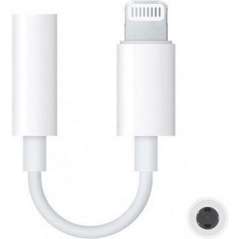 CoreParts MSPP74280 cable gender changer Lightning 3.5mm Audio White