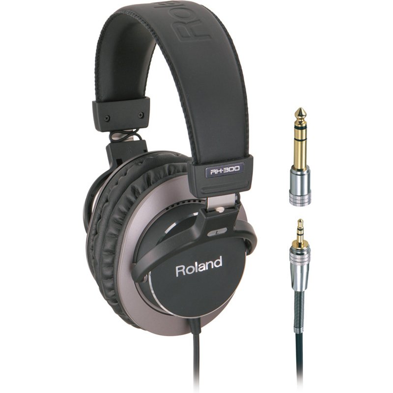 Roland RH-300. Product type: Headphones. Connectivity technology: Wired. Recommended usage: Music. Headphone frequency: 10 - 25000 Hz. Cable length: 3.4 m Product colour: Black Brown