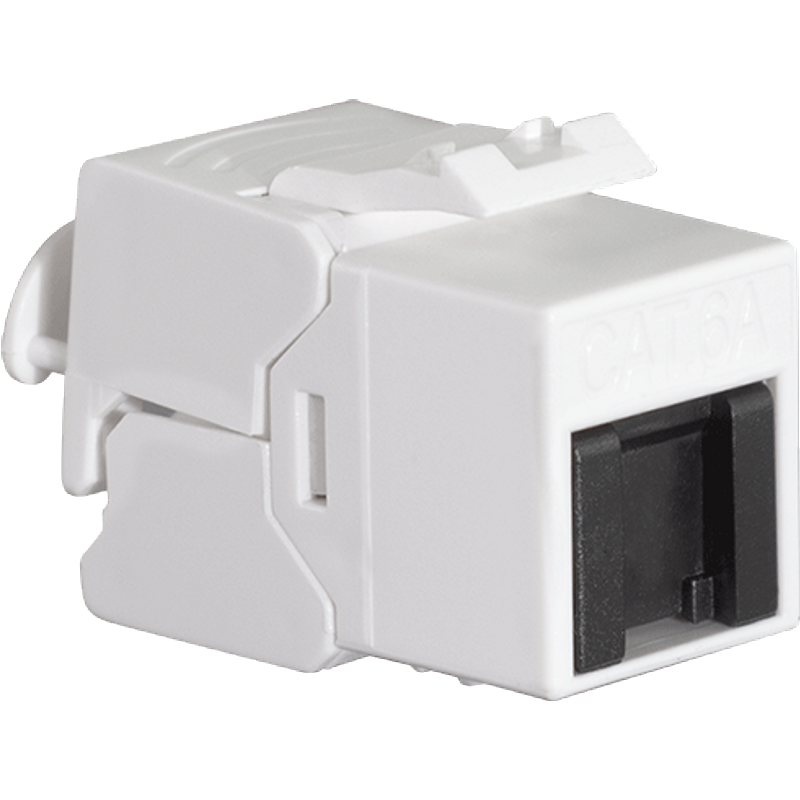 LogiLink Keystone jack Cat.6A UTP dust cap type. 15 mm 22-26 AWG